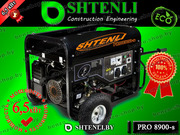 Профессиональный бензиновый генератор Shtenli PRO 8900-s
